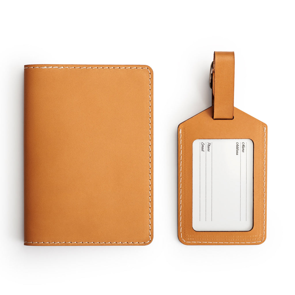 Passport Cover + Luggage Tag Set